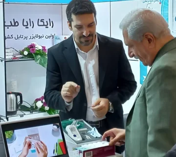 بازدید استاد گرامی جناب آقای دکتر محمدرضا مسجدی فوق تخصص ریه و دانشمند ایرانی رتبه یک‌دهم درصد برتر دنیا، از غرفه اُنار در دهمین کنگره بین‌المللی فوق‌تخصصی بیماری‌های ریوی و مراقبت‌های ویژه